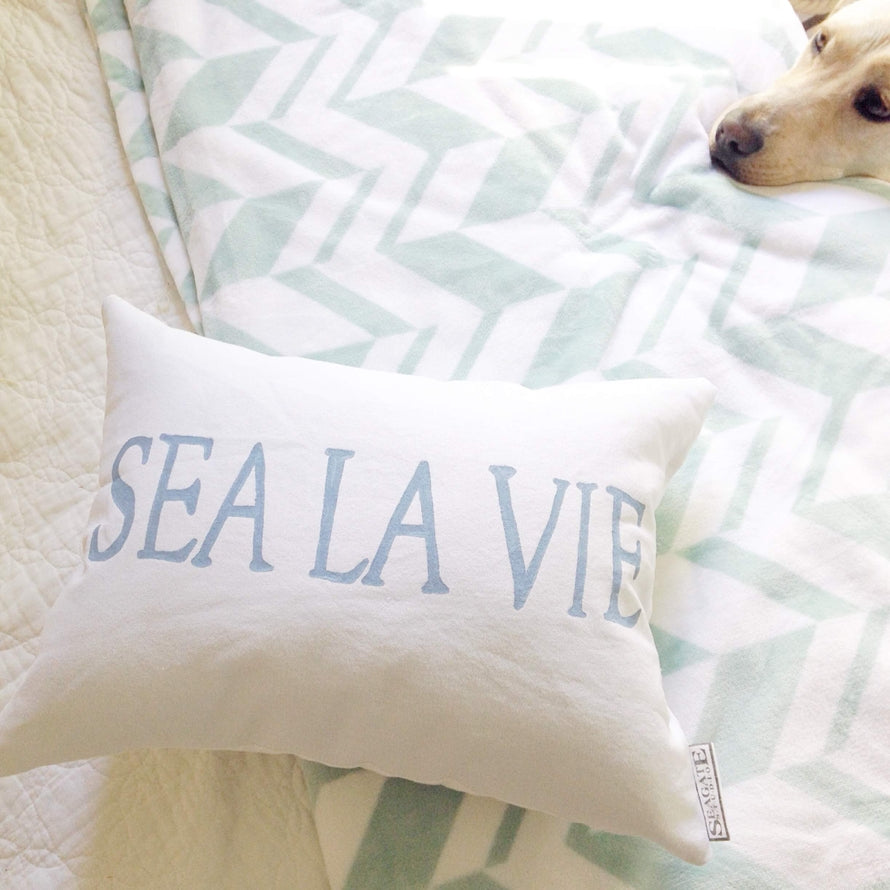 Sea La Vie Canvas Pillow