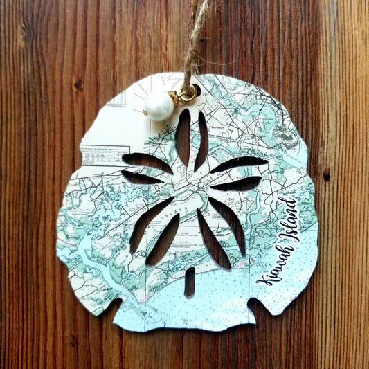 Wood Ornament - Sand Dollar- Dunedin